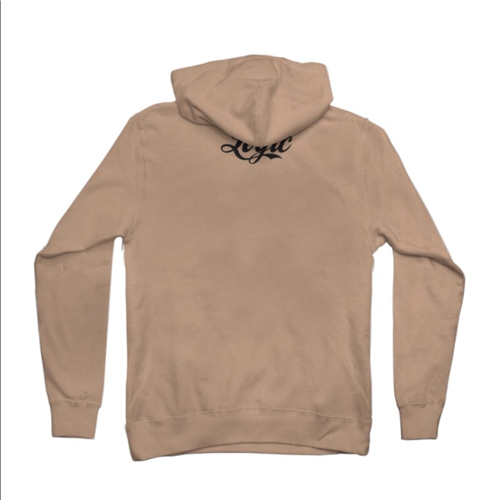 *SOLD* logic tan “everybody” hoodie - Picture 3 of 5